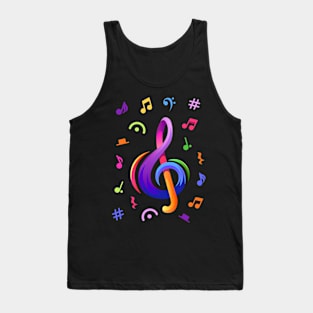 Music Notes Tank Top